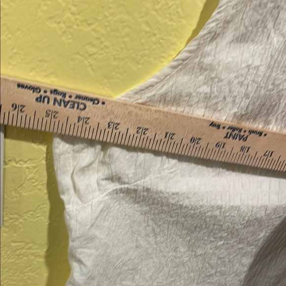 Large 12/14 99% cotton faded glory Women's White Sleeveless Top - Picture 5 of 7